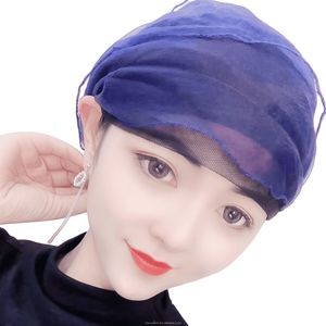Muslim women's eco-friendly breathable elastic headscarf hat, bohemian style twisted chemo cap, <b>scarf</b>, headwear, headscarf, - Product Image 6