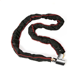 Candado para Bicicleta <span class=keywords><strong>de</strong></span> Ciclismo al Aire Libre para Motocicleta, Scooter, MTB, Seguridad Resistente Antirrobo, Cadena <span class=keywords><strong>de</strong></span> Bicicleta Alargada con Llaves, Candado <span class=keywords><strong>de</strong></span> Cadena para Bicicleta - Product Image 4