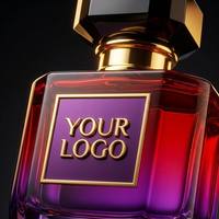 Parfum pour femme de luxe à étiquette privée, dégradé violet, parfum longue durée, vente en gros, fournisseur d'usine, boîte en velours violet personnalisée