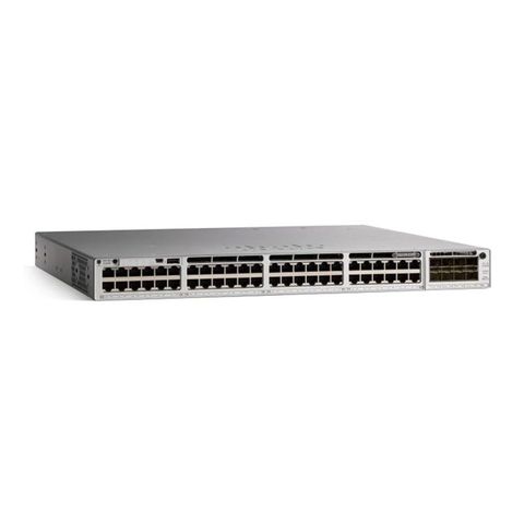 Used Original C9300-48T-E Cata lyst 9300 series 48 ports Switch 48-Port Stackable Essentials Ethernet Switch