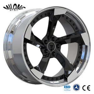 Jantes forgées 2 pièces à lèvre polie et corps brossé 5x112 5x114.3 5x100 pour <span class=keywords><strong>Audi</strong></span> RSQ8 SQ7 RS7 C8 RS6 A8 - Product Image 3