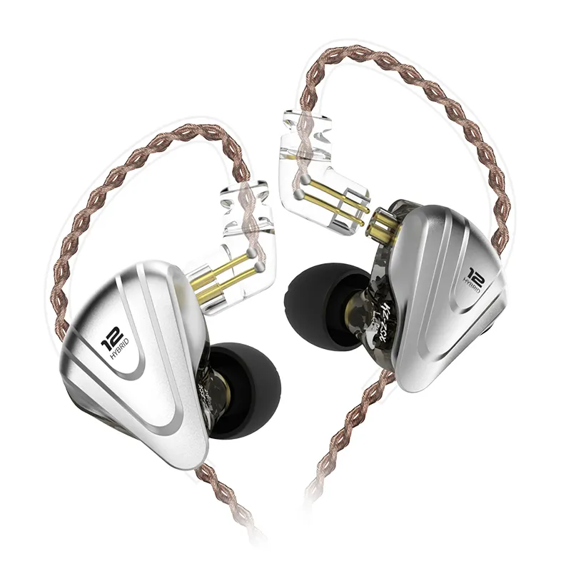 KZ ZSX 5BA+1DD Hybrid In Ear Headphone 12 Drivers Unit HIFI Headset DJ Monitor Earphone Earbuds KZ
