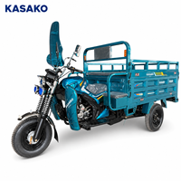 Tricycle à essence certifié CEE, moto cargo à 3 roues, capacité de 400 kg, plateforme ouverte pour 3 passagers, pour le transport