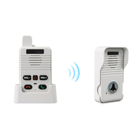 Système de Sécurité Domiciliaire Sans Fil avec Interphone Bidirectionnel et Sonnette pour Communication Intérieure de Pièce à Pièce