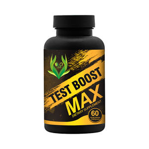 Private Label Test Boost Max Capsules Natural Herbal Vegtarian Capsule Supports Energy Focus Muscle Function Dietary <b>Supplement</b> - Product Image 1