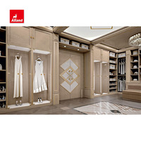 Allandcabinet Armoire de style moderne en bois massif avec porte battante pour appartement