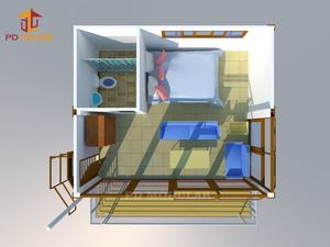 Forêt montagne lac neige modulaire isolé spa maison hébergement mobile doute toit vacances retraite tente motel hôtel cabine - Product Image 3