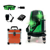 Outil de nivellement rotatif Rechargeable professionnel à 5 lignes niveau Laser mural à lumière verte pour les projets industriels et de bricolage en vente