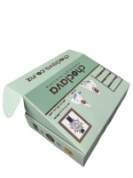 Boîtes en papier de beauté de neige imprimées personnalisées pour la pâtisserie et les emballages alimentaires de biscuits Matériau de qualité supérieure