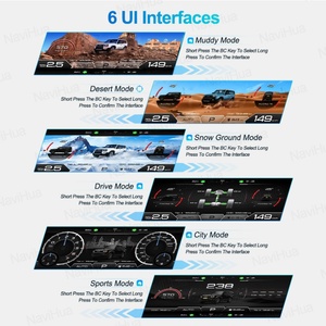 NaviHua <b>Car</b> <b>Digital</b> Cluster LCD Dashboard New UI Design Auto <b>Speedometer</b> Virtual Cockpit <b>for</b> Toyota Prado 2010-2023 Linux System - Product Image 4