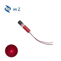 Vente chaude Compact Mini D12mm mise au point réglable 660nm 100mw 3V 5V 12V 24V Module de diode laser à point rouge de qualité industrielle