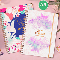 Cahier d'exercices en bobine couleur à reliure en spirale personnalisé pour étudiants Cahier en papier kraft laitier