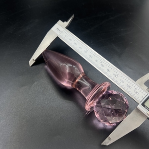 Çift uçlu şeffaf borosilikat cam zevk değnek Penis kadınlar için % Dildo-100 su geçirmez çevre dostu YFSJ marka - Product Image 5
