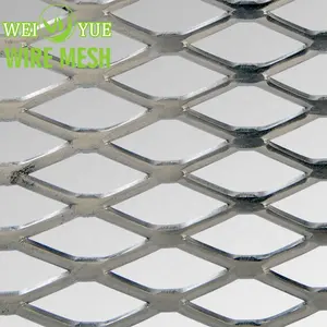 Genişletilmiş Metal levha çit/alüminyum levha genişletilmiş Metal tel örgü levha