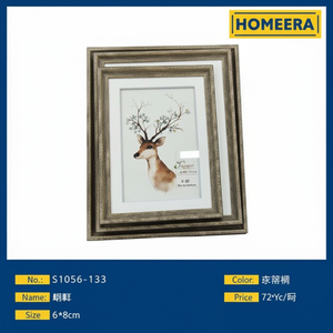 Venta al por mayor, 72 piezas por caja, tamaño personalizado, 6x8cm, marco de fotos en color de muestra, PS, PVC, MDF, madera, material plástico, función decorativa - Product Image 1