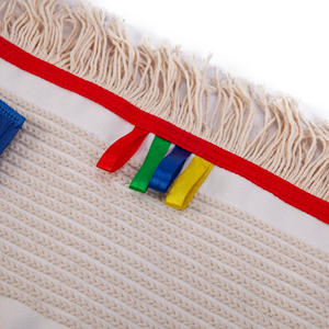 Fabricant de serpillière plate à touffeter en <span class=keywords><strong>polyester</strong></span> et coton mélangé pour le nettoyage des hôtels, recharge de serpillière humide en microfibres avec poche - Product Image 3