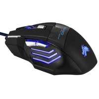Ratón óptico mágico con luz LED RGB de 7 colores para ordenador, venta al por mayor, Usb, para juegos