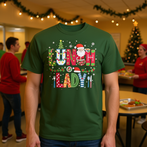 Camiseta navideña para damas de la lonchera, regalo navideño para los trabajadores de la cafetería escolar - Product Image 3