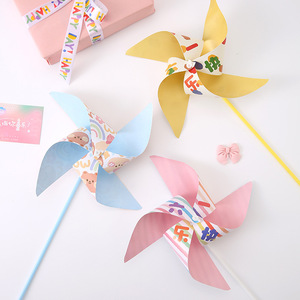 Decoración de Pastel con Molino de Viento para el Día del Niño, Adorno Acrílico para Pastel con Temática de Miel y Dulzura, para Decoraciones de Fiesta - Product Image 4