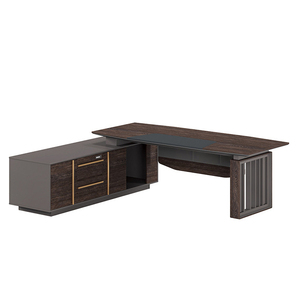 <span class=keywords><strong>Mesa</strong></span> de <span class=keywords><strong>escritorio</strong></span> de nogal, resistente al calor, <span class=keywords><strong>tipo</strong></span> L, ejecutiva, vip, fabricante Foshan - Product Image 6