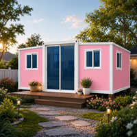 Construction Modulaire Pliable de 20 Pieds à Assemblage Rapide, Maison de Vacances de Luxe Préfabriquée, Certifiée CE ISO