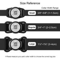 Collier pour animaux de compagnie avec étiquette d'identification personnalisable, code QR anti-perte, breloques personnalisées pour collier d'animal, collier GPS pour animaux S14