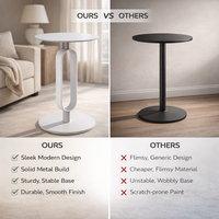 Patas de Mesa Metálicas para Muebles Comerciales, Personalizadas, Modernas, de Acero Inoxidable, para Mesa de Centro/Lateral/Café, Mesa de Comedor, Mesa de Bar