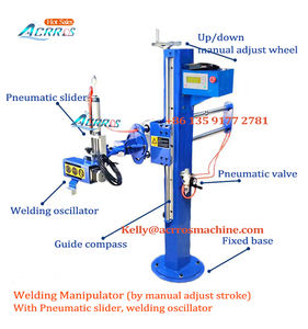 微細精密調整溶接コラムブームアーム（スライダーとトーチの振動機能付き） - Product Image 4