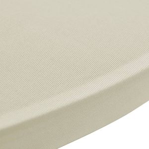 W2B VidaXL Set di copertura da tavolo commerciale 2 crema 90% poliestere 10% Elastane 31.5 \ "tovaglia quadrata per hotel di marca - Product Image 3