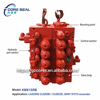 Vanne de commande principale KMX15RB pour LiuGong CLG920D pour excavatrice SANY SY215, vanne hydraulique, pièces de machines de construction