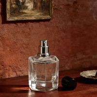 Botol Semprot Parfum Silinder Portabel Grosir, Botol Kaca Silinder Tutup Hitam dengan Kotak Kemasan