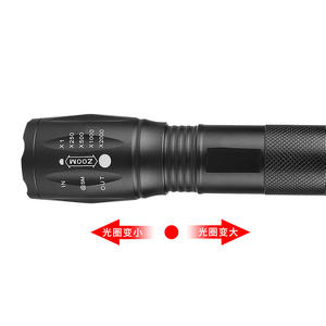 Linterna Strong Wolf Zoom L2 de aleación de aluminio, luz blanca Led, antorcha portátil de alta intensidad para exteriores con función de carga - Product Image 2