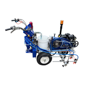 Automatic Road Line Marking <b>Paint</b> Machine <b>Hand</b> Push Cold Spray Road Marking Machine Road Machines Automatic Road Marking Machine - Product Image 1