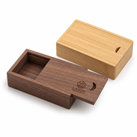 Boîte de rangement en bois de noyer noir avec couvercle coulissant, gravée, rectangulaire, pour souvenirs, organisateur de bureau, emballage cadeau