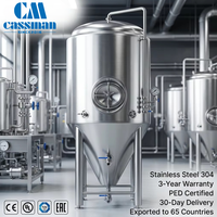 Fermenteur industriel de bière 5000L 50HL, cuve de brassage pour bière claire