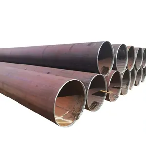 China Manufacturer API 5L Large Diameter Carbon Steel Longitudinal electric welded steel pipes For Steel Piling