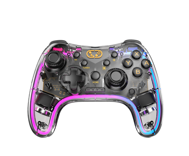 Hot Selling RGB Light Wireless Controller Gamepad Joystick Joypad for Nintendo Switch Pro for Video Gaming