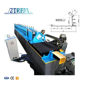 North America Metal Roofing Trim Profile F5 Drip Edge Roll Forming Machine