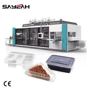 Hiệu suất cao dùng một lần cốc nhựa tự động thermoforming Máy 650x150x820mm hình thành Kích thước 30 chu kỳ/min PLC lõi - Product Image 1