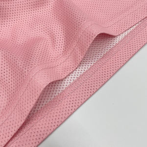 Maillot de football américain rose personnalisé, style streetwear, coupe ample, design en mesh par sublimation - Product Image 6