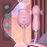 Top-Angebot: 2-in-1 Rosen-Saugnapf-Vibrator – G-Punkt- und Kitzlerstimulator für die Masturbation der Frau