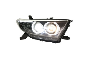 Modificación de Faros Delanteros 2012-2014 para Q5, Luces LED de Doble Lente con Ojo de Ángel, Luces de Circulación Diurna de 12V, Doble Lente Q5 que Mejora la Visibilidad - Product Image 1