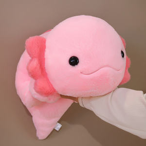 Venta al por mayor lindo salamandra Axolotl peluche suave <span class=keywords><strong>Ambystoma</strong></span> Mexicanum Animal relleno fiesta regalo para niños suave Axolotl muñeca - Product Image 6
