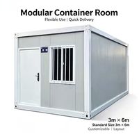 Maison conteneur modulaire en acier préfabriquée démontable de 20 pieds et 40 pieds, contemporaine et luxueuse, pour camping, hôtel, entrepôt, atelier