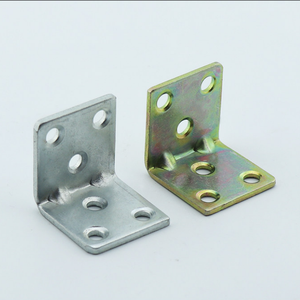 <span class=keywords><strong>Connecteur</strong></span> d'angle triangulaire en fer à 90 degrés pour planches de bois, en tôle de fer - Product Image 2