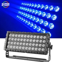 Projecteur LED Wash 600W 48x10W RGBW 4-en-1 Étanche IP65 10/25/45 °   pour la construction en plein air