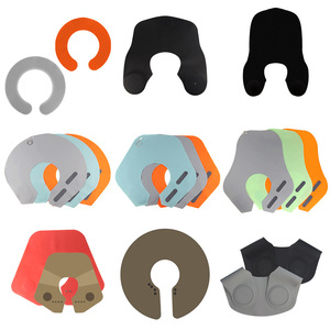Châle professionnel imperméable en silicone pour <span class=keywords><strong>barbier</strong></span>, collier de protection pour coloration capillaire, bavoir de coupe pour coiffure - Product Image 6