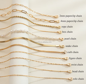 Thiết Kế Mới Men Bốn Lá Clover Với Kim Cương Chữ Thập Mặt Dây Chuyền Vòng Cổ 18K Mạ Vàng Không Thấm Nước Thời Trang Vòng Cổ - Product Image 5