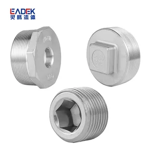 Pipe Tubes Fitting Seamless stainless Steel forging hex plug Stainless forged bushing reducer