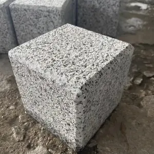 Granit G603 açık parke taş veranda finişer 10x10 granit küpleri dayanıklı 10x10 granit küpleri açık kullanım için